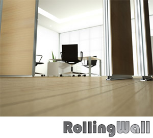 Divisorio manovrabile per uffici - RollingWall